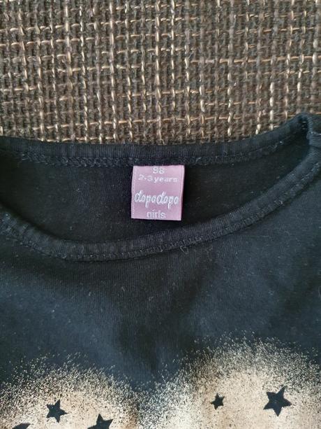 Tricko čierne sova, dopodopo,98