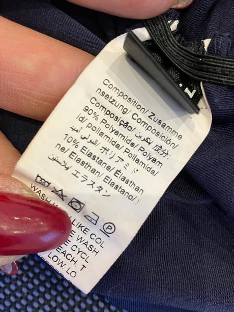 Dámske tričko nariasené tmavomodré shein (xs), xs