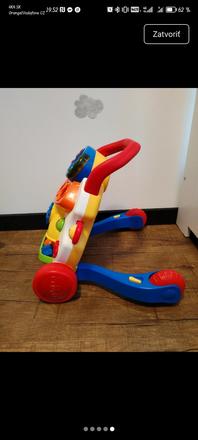 Chicco interaktívne chodítko 2v1, 