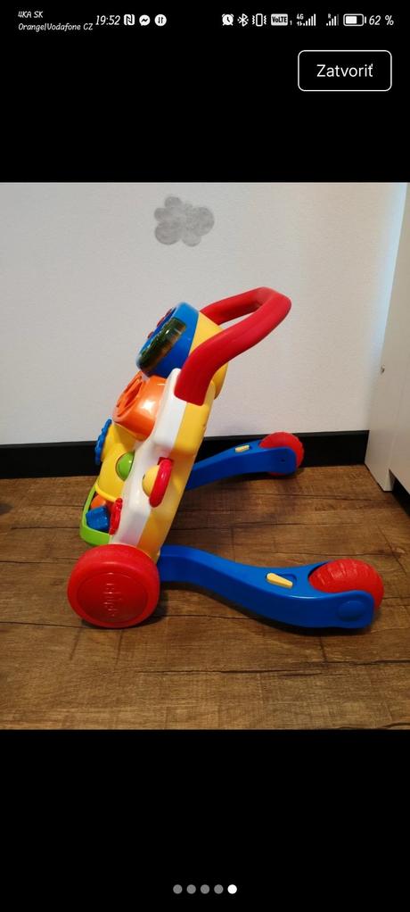Chicco interaktívne chodítko 2v1, 