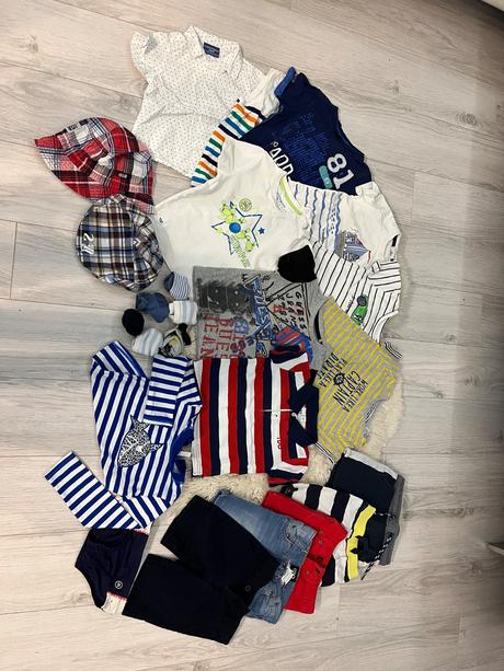 Mix značkového oblečenia leto 80-86, 86–98