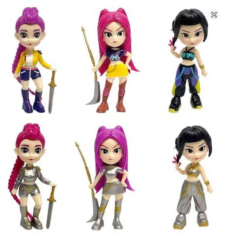 K-pop huntrix figúrky 3ks, 