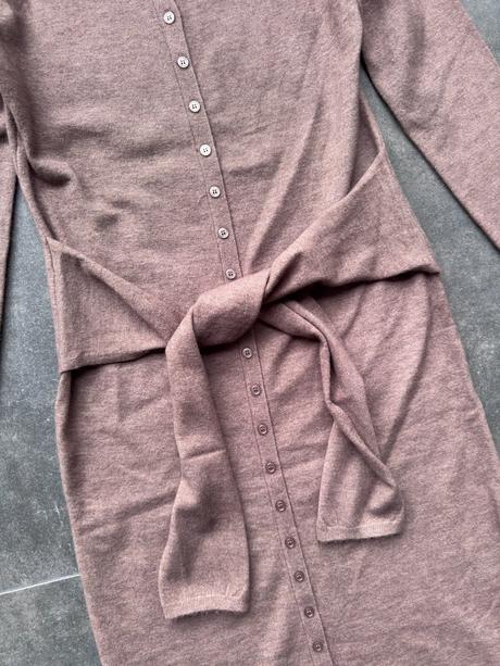 Zara - dlhé pletené šaty, zara,m