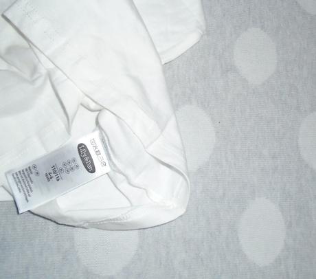 Unisex biele tričko na 4 až 6 rokov, 110 / 116 / 122