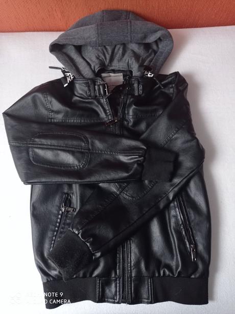 Chlapčenská koženková bunda, 152