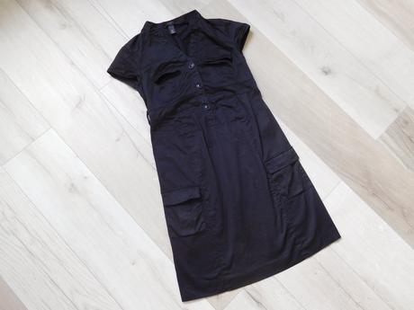 Čierne šaty s vreckami-36/38, orsay,s