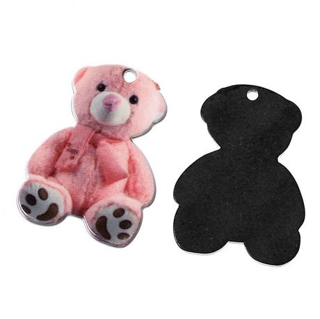 Prívesok macko ružový,