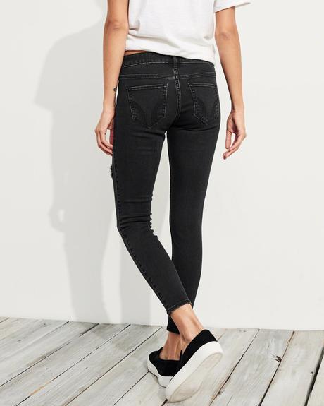 Trhane  super skinny hollister 0r - xs/s, abercrombie&fitch,s / xs