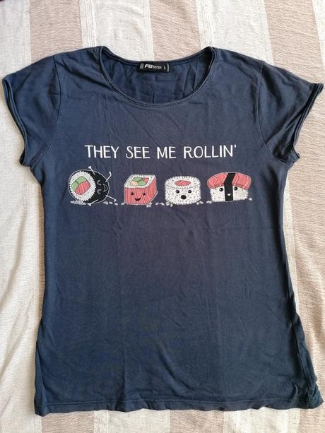 Krásne tričko s krátkym rukávom, fishbone,s