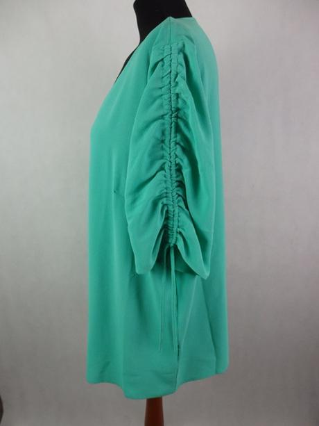 Kvalitná zelená blúzka, c&a,48 / xl