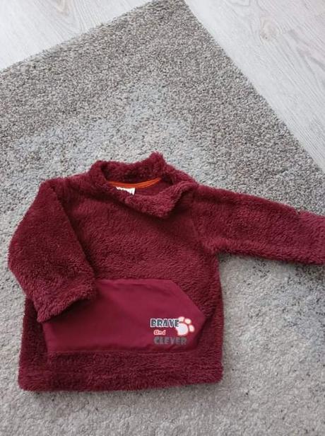 Bordová mikinka, ergee,68