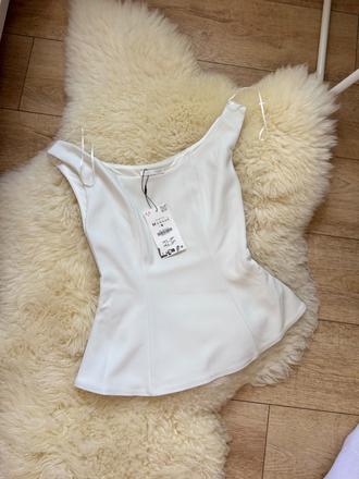 Dámsky top z kepru zara, zara,m