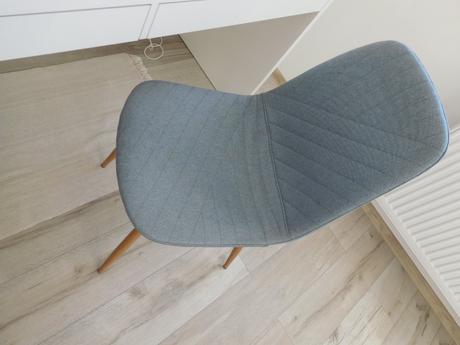 Stol písací biely  142 x 50 cm + stolička pevná,, 