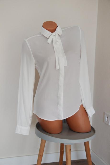 Elegantná biela košeľa, xs, xs