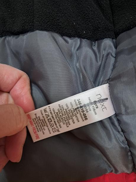 Technická bunda/parka next veľ. 6 rokov, next,116
