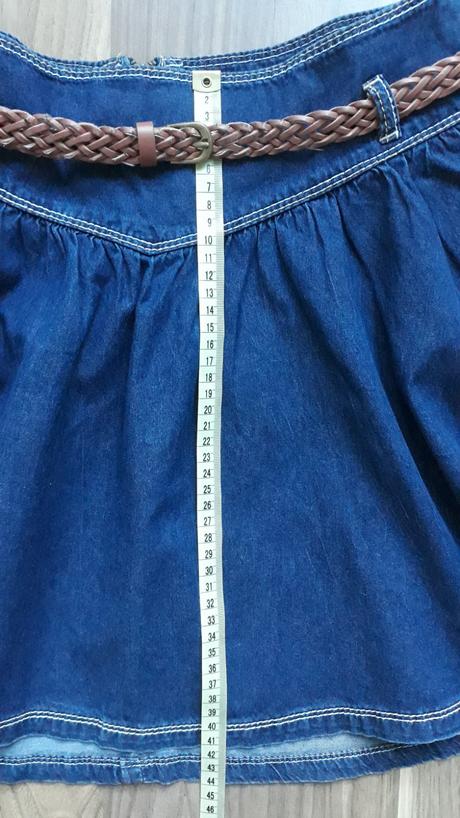 Rifľová sukňa pull&bear, pull&bear,36