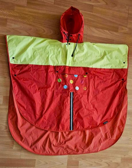 Detský pršiplášť / pončo s kapucňou, zn. chilli,