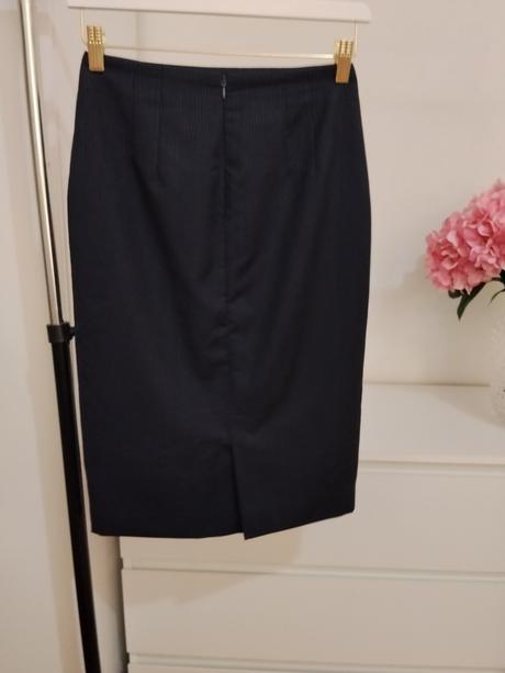 Massimo dutti - vlnená puzdrová sukňa, 34