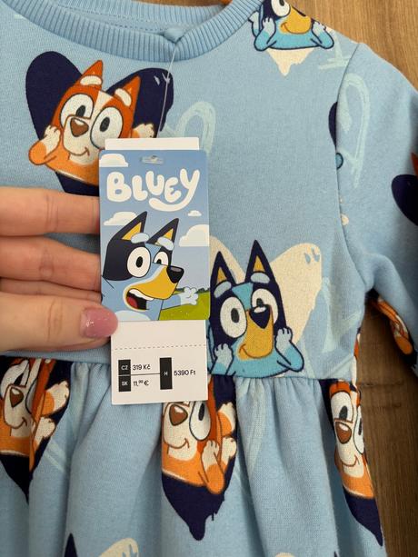 Bluey dievcenske saty, f&f,98