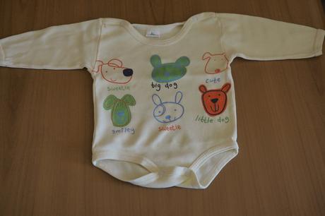 Dojčenské body s dlhým rukávom, 68