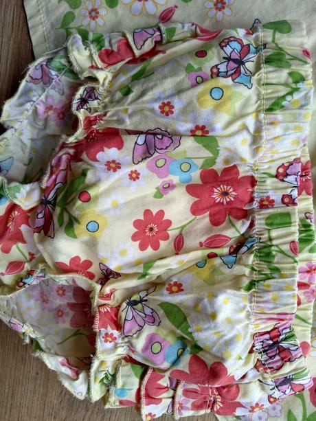 Tenky letny vzdusny set tricko a gate na plienku, h&m,62