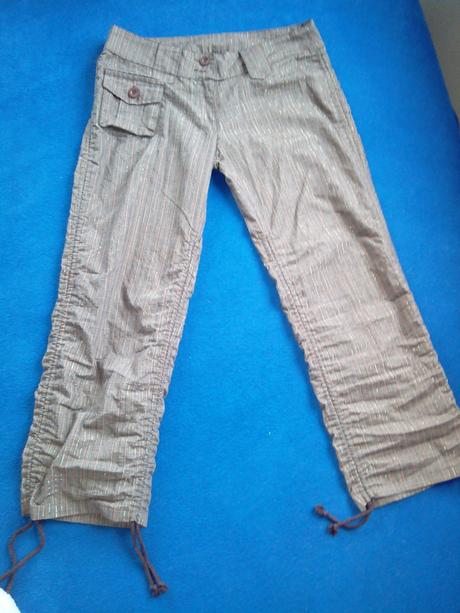 Kárované capri nohavice, colours of the world,36