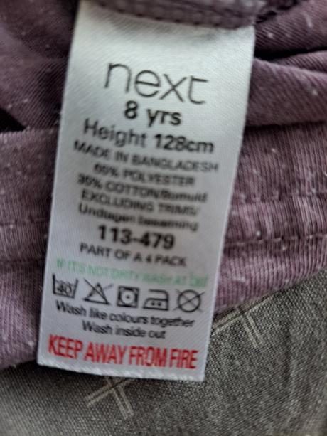 Jednoduché tričko unisex, next,128