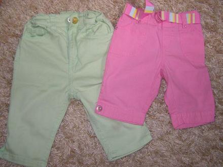 2x nohavice pre dievčatko, 86–98