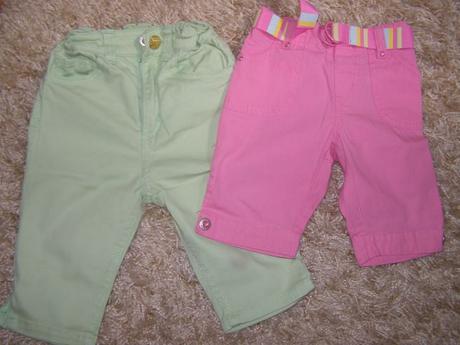 2x nohavice pre dievčatko, 86–98