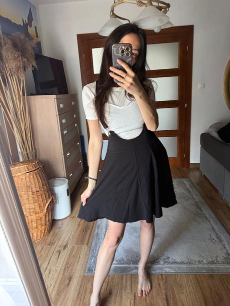 Sukňa s trakmi zn. h&m, h&m,m