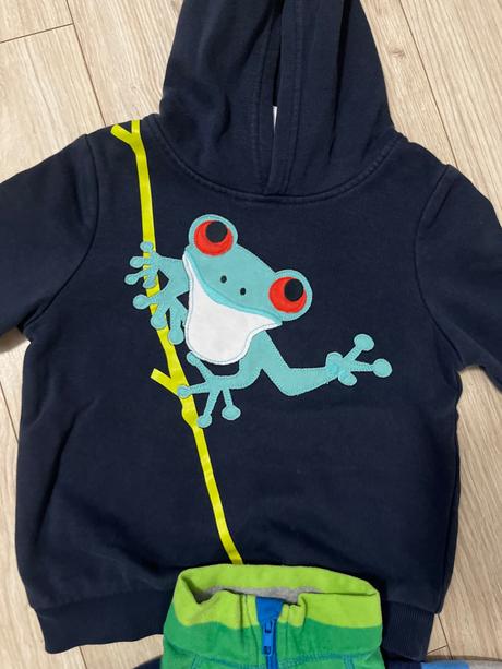 2 zateplene mikiny+1, h&m,110