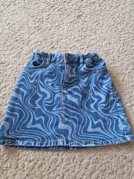 Riflová sukňa, lindex,146