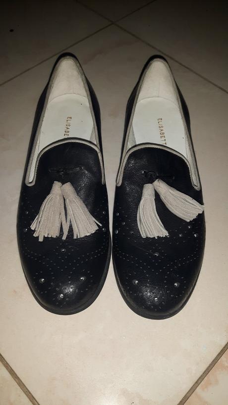 Kožené mokasíny elisabetta neri, 36