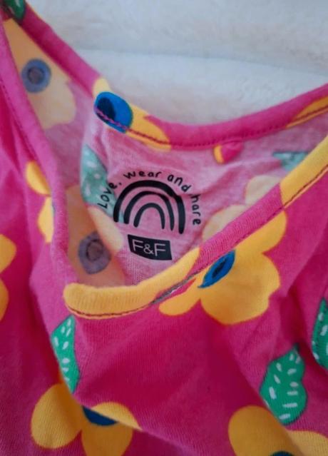 Letné šaty 122, 6-7 rokov, h&m,122