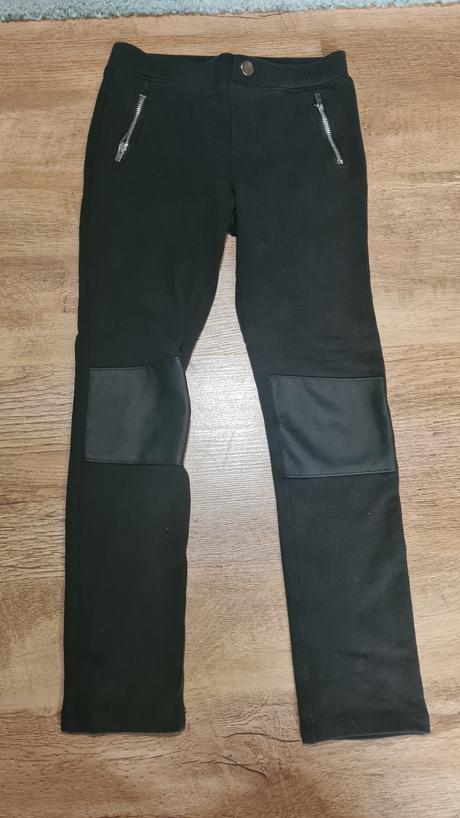 Legíny s koženými kolenami, h&m,122