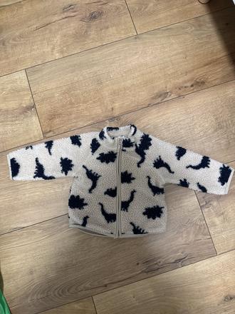 Bunda naprechodné obdobie - dinosaurus, h&m,86
