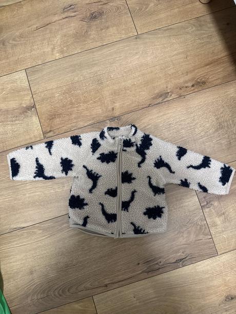 Bunda naprechodné obdobie - dinosaurus, h&m,86