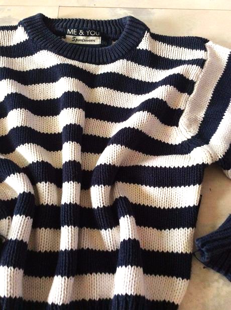 Námornícky bavlnený pulóvrik, 98