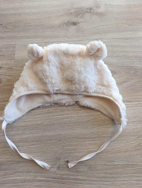 Dievčenská zimná čiapka s uškami, h&m,68