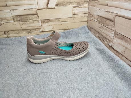 Rieker 36 - dámske kožené dierkované topánky, rieker,36