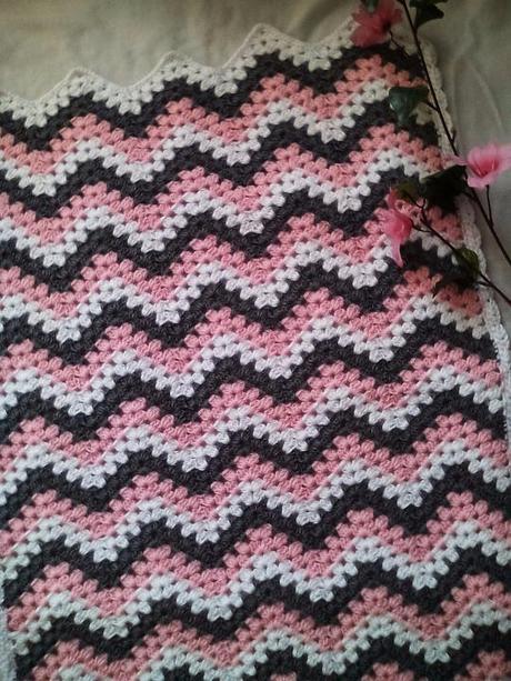 Hačkovaná detska deka, 