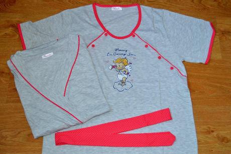 Materská súprava župan s nočnou košeľou bavlnené, vienetta secret,l / m / s / xl / xxl