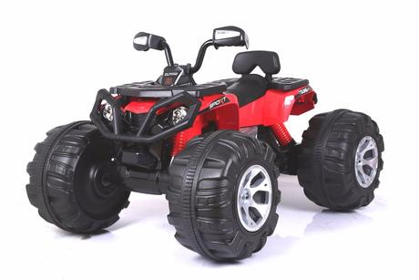 Elektrická štvorkolka oranžová,