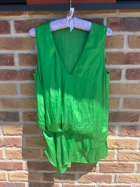 Zelený top zara, zara,s