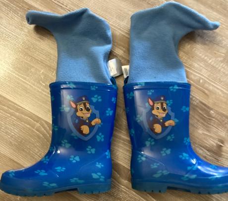 Led svietiace/blikajúce oteplené gumáky paw patrol, sinsay,28
