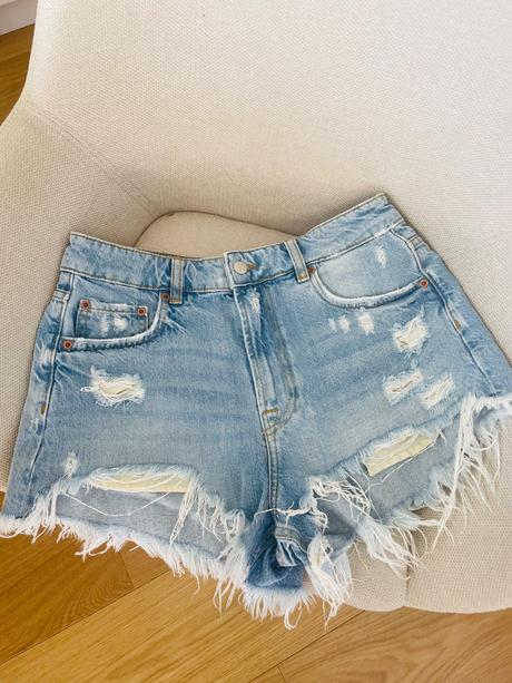 Denimove kraťasy, zara,m