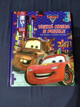Detská kniha s puzzle,