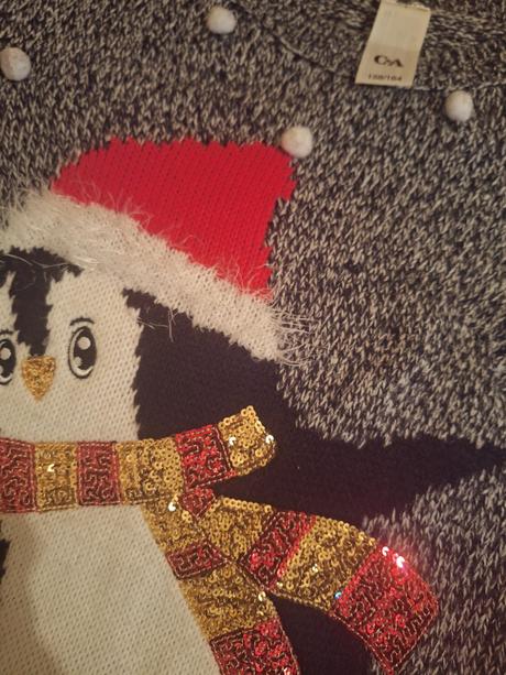 Vianočný pulóver zn.c&a, c&a,158