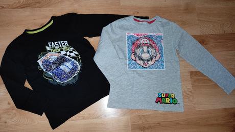 Tričká do skoly, h&m,128