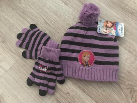 Čiapka +rukavice frozen 3-4 roky, disney,104